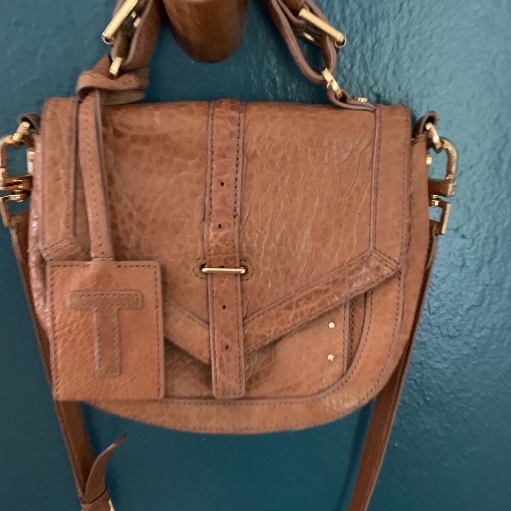 Beautiful pebbled leather mini bag